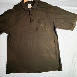 Sorel Polo Shirt XL Brown Cotton Pique Short Sleeve Pocket IM6010